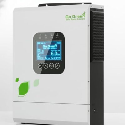 Go Green GGIV 48V 6000 PRO – 6kW Single Phase MPPT Solar Inverter